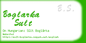 boglarka sult business card